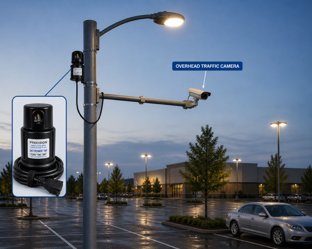 Streetlight Mounted Auxiliary Power Adapter 24/7-SF